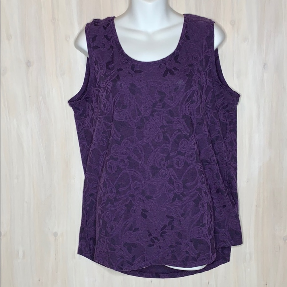 ⭐️ SIMPLY VERA WANG LARGE FASHION TANK PURPLE